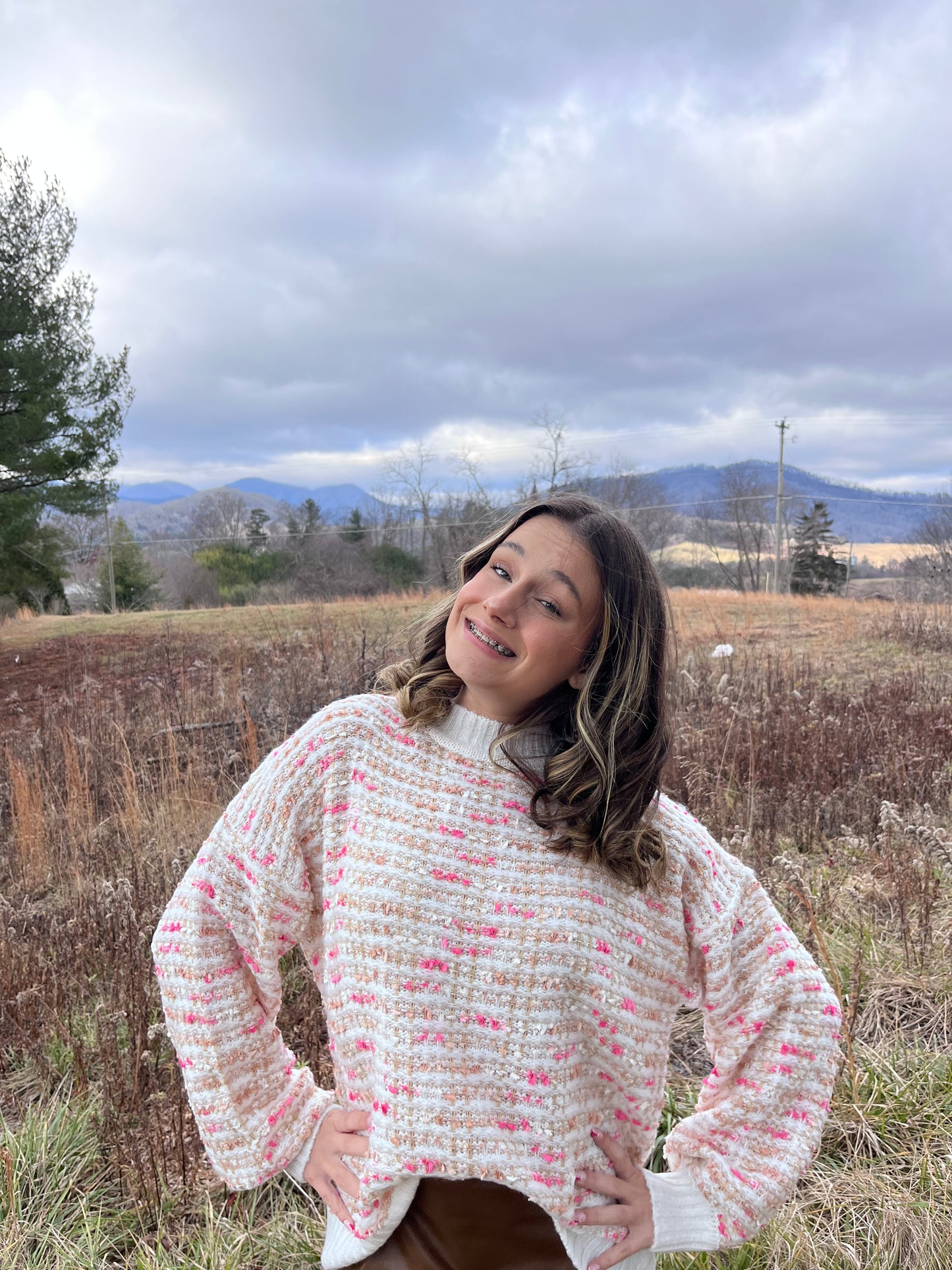 Confetti Cream Sweater