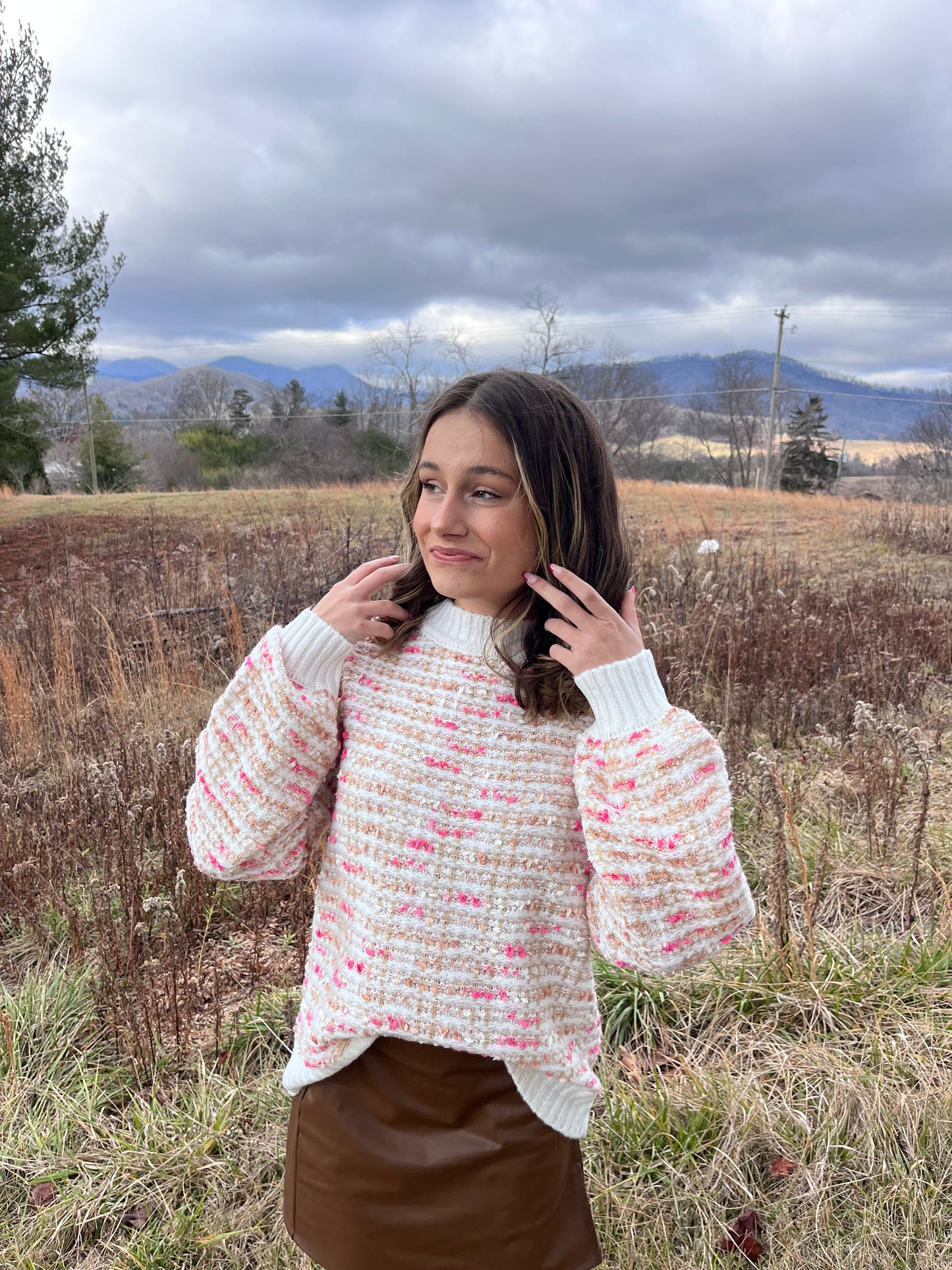 Confetti Cream Sweater